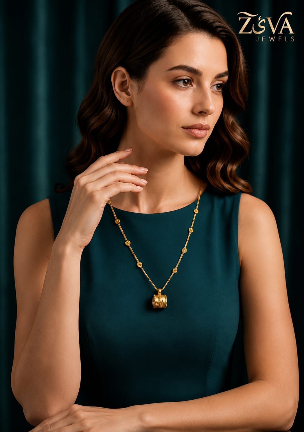 Roman Barrel Pendant