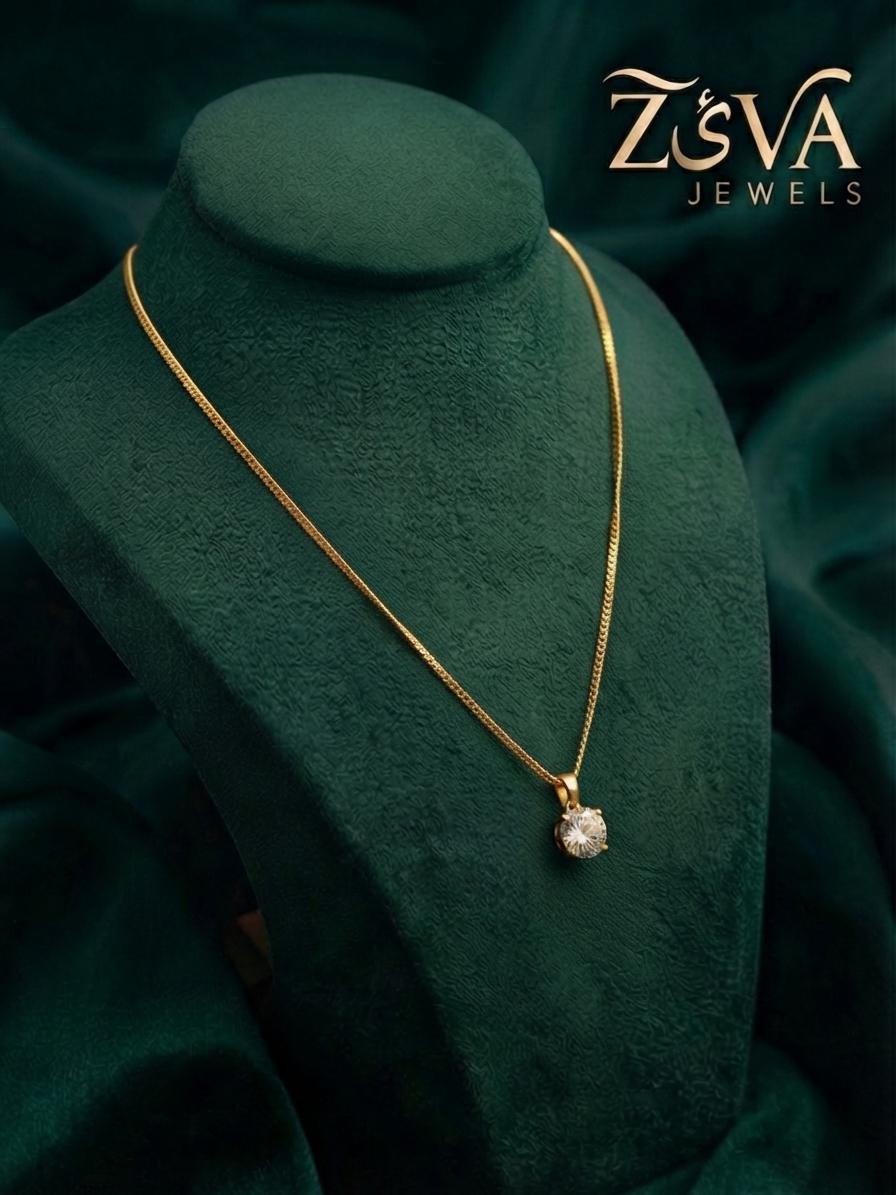 Simple Stone Pendant