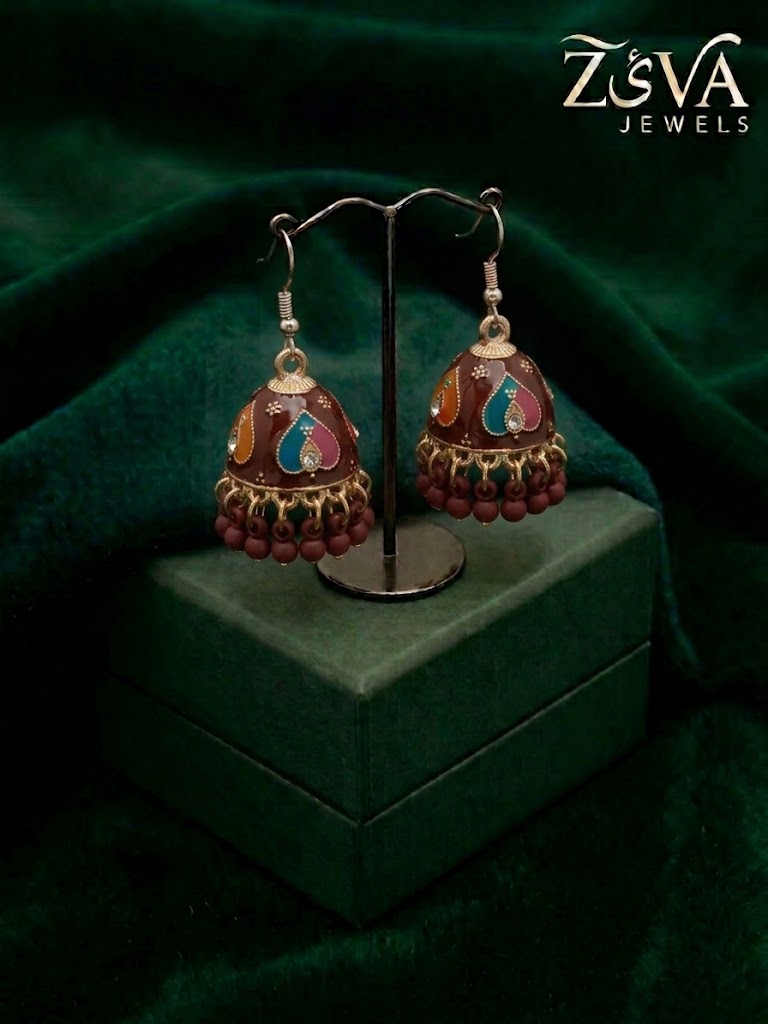 Mini Brown Jhumka