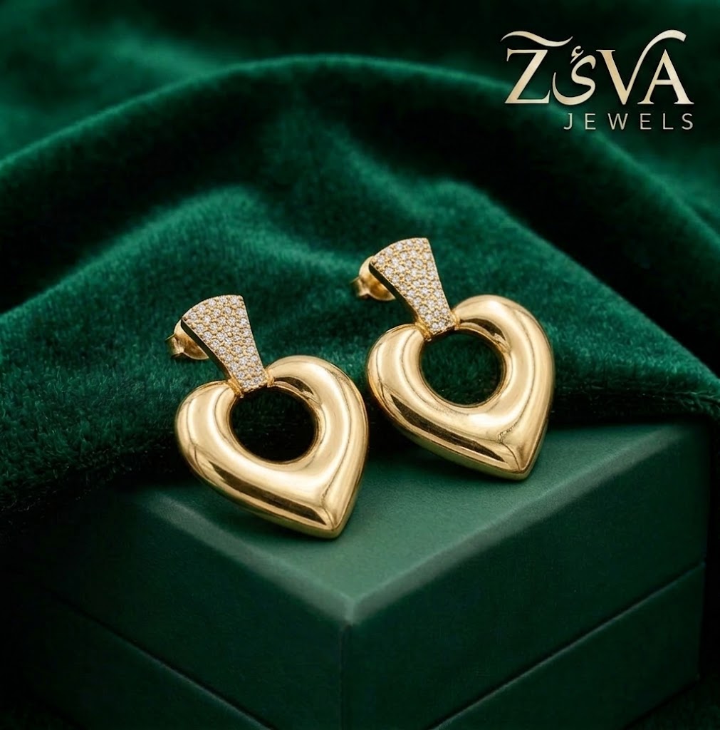 Open Heart Earings